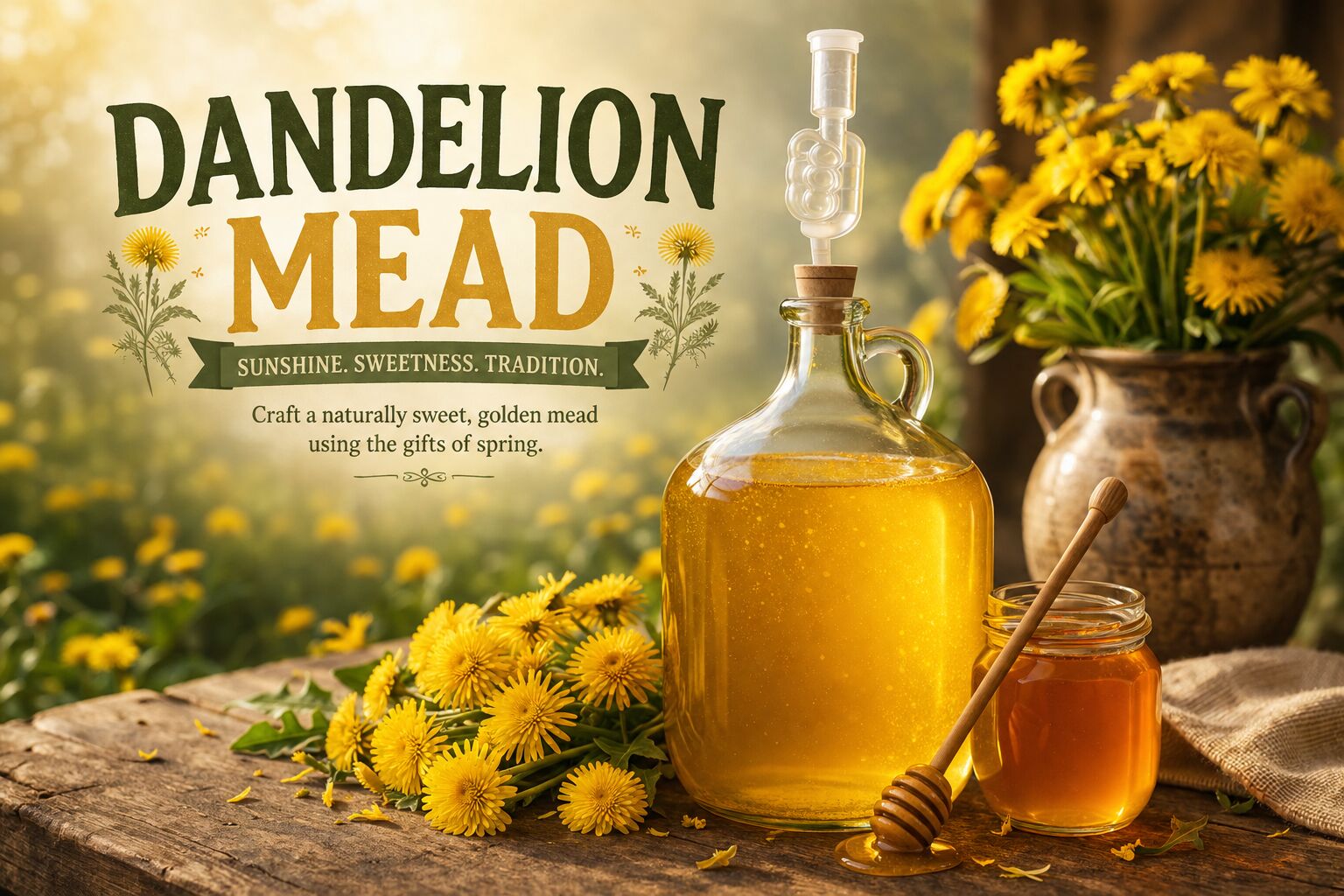 Dandelion Mead