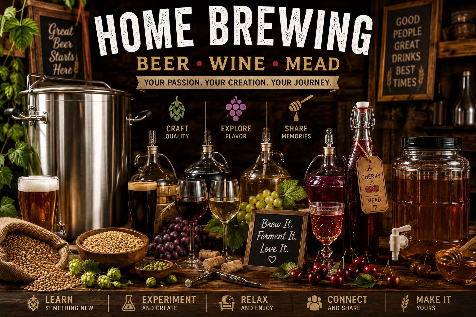 My Home Brewing Journey: From Mead to Beer on Tap