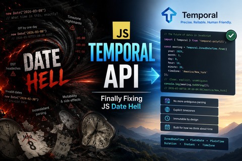 The Temporal API: A Long-Overdue Rescue Operation for JS Date Trauma